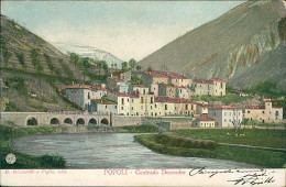 POPOLI ( PESCARA ) CONTRADA DECONDRE - EDIZIONE GIZZARELLI - SPEDITA - 1911 (20327) - Pescara