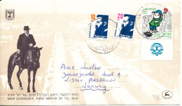 Israel Cover Sent To Norway - Storia Postale