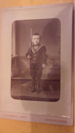 PHOTO CHAMARET AUBERVILLIERS ENFANT UNIFORME FUSIL - War, Military