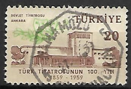 TURQUIE    -    1959.   Y&T N° 1421 Oblitéré.   Théâtre National - Usados