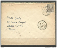 LETTRE DE YATE /  NOUVELLE-CALEDONIE  AVEC N° 121  TTB - Storia Postale