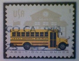 United States, Scott #5740, Used(o), 2023, School Bus (24¢), Multicolored - Used Stamps