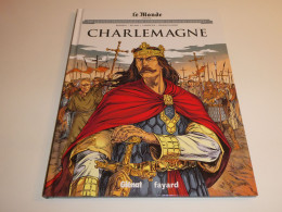 LES GRANDS PERSONNAGES DE L'HISTOIRE EN BD TOME 3 / CHARLEMAGNE / TBE - Originele Uitgave - Frans