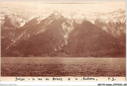 AEHP11-0987- SUISSE - LE LAC DE BRIENZ ET LE FAULHORN  - Lac De Brienz
