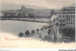 AEHP8-0665- SUISSE - GENEVE - MONUMENT BRUNSWICK ET VUE VERS LA VILLE  - Genève