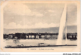 AEHP8-0669- SUISSE - GENEVE - LA RADE ET LE JET D'EAU  - Genève