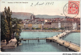 AEHP8-0663- SUISSE - GENEVE ET PONT DES BERGUES  - Genève