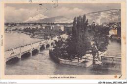 AEHP8-0649- SUISSE - GENEVE ET LE MONT BLANC  - Genève