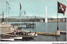 AEHP6-0521- SUISSE - GENEVE - L'EMBARCADERE ET LE JET D'EAU DE 90 METRES  - Genève