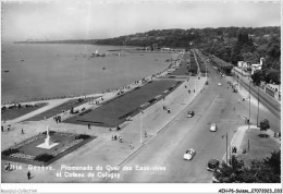 AEHP6-0456- SUISSE - GENEVE - PROMENADE DU QUAI DES EAUX-VIVES ET COTEAU DE COLOGNY  - Genève