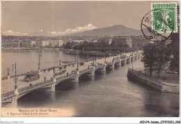 AEHP6-0442- SUISSE - GENEVE ET LE MONT BLANC  - Genève