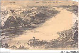 AEHP4-0275- SUISSE - CHILLON ET LE LAC LEMAN  - Lago Lemano