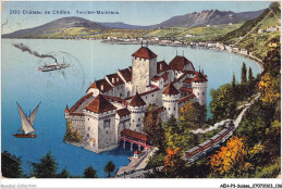 AEHP3-0261- SUISSE - CHÂTEAU DE CHILLON - TERRITET-MONTREUX  - Veytaux