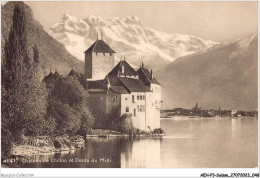 AEHP3-0217- SUISSE - CHÂTEAU DE CHILLON ET DENTS DU MIDI  - Veytaux