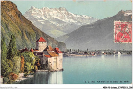 AEHP3-0197- SUISSE - CHILLON ET LA DENTS DU MIDI  - Veytaux