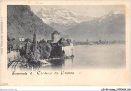 AEHP2-0192- SUISSE - SOUVENIR DU CHÂTEAU DE CHILLON  - Veytaux