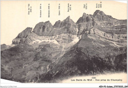 AEHP2-0186- SUISSE - LES DENTS DU MIDI - VUE PRISE DE CHAMPERY  - Champéry