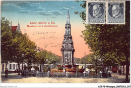 AEJP8-0647- ALLEMAGNE - LUDWIGSHAFEN-A-RH - MARKTPLATZ MIT LUITPOLDBRUNNEN - Ludwigshafen