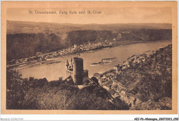 AEJP6-0464- ALLEMAGNE - ST-GOARSHAUSEN - BURG KATZ UND ST-GOAR - St. Goar