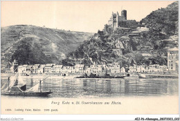 AEJP6-0450- ALLEMAGNE - BURG KATZ UND ST-GOARSHAUSEN AM RHEIN - Rheine