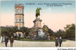 AEJP5-0400- ALLEMAGNE - DUISBURG-KAISER WILHELM - DENKMAL MIT WASSERTURM AUF DEM KAISER - Duisburg