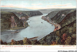 AEJP5-0370 - ALLEMAGNE - DER RHEIN BEI ST-GOARSHAUSEN UND ST GOAR - St. Goar