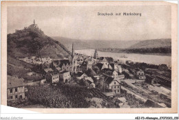 AEJP3-0256 - ALLEMAGNE - BRAUBACH MIT MARKSBURG - Braubach