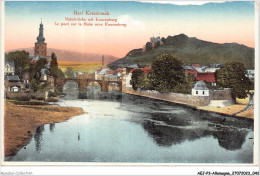 AEJP3-0197 - ALLEMAGNE - BAD KREUZNACH - NAHEBRUCKE MIT KAUZENBURG - LE PONT SUR LA NAHE AVEC KAUZENBURG - Bad Kreuznach