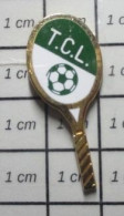 511B Pin's Pins / Beau Et Rare / SPORTS / RAQUETTE TENNIS CLUB TCL - Tennis