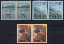 MiNr. 1307 - 1309 Norwegen 1999, 12. April. Tourismus - Postfrisch/**/MNH - Unused Stamps
