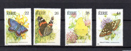 Ireland 1985 Set Butterflies/Schmetterlinge Stamps (Michel 559/62) MNH - Nuovi