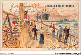 AHHP8-1575 - CHROMOS - CHOCOLAT-GUERIN-BOUTRON - PARIS - Champ De Mars -interieur Du Mareorama - 10,5 X 7cm - Guérin-Boutron