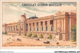 AHHP8-1562 - CHROMOS - CHOCOLAT-GUERIN-BOUTRON - PARIS - Champ -elysées - Le Grand Palais - Facade  - 10,5 X 7cm - Guérin-Boutron