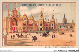 AHHP8-1553 - CHROMOS - CHOCOLAT-GUERIN-BOUTRON - PARIS - Esplanade Des Invalides - Perspective De La Grde  - 10,5 X 7cm - Guérin-Boutron