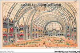 AHHP8-1550 - CHROMOS - CHOCOLAT-GUERIN-BOUTRON - PARIS - Palais Des Champs-elysées - 10,5 X 7cm - Guérin-Boutron
