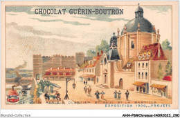 AHHP8-1546 - CHROMOS - CHOCOLAT-GUERIN-BOUTRON - PARIS - Le Vieux Paris - Quartier St Paul Et La Bastille - 10,5 X 7cm - Guérin-Boutron