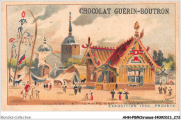 AHHP8-1537 - CHROMOS - CHOCOLAT-GUERIN-BOUTRON - PARIS - Village Et Campement Russe - 10,5 X 7cm - Guérin-Boutron