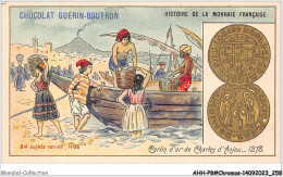 AHHP8-1530 - CHROMOS - CHOCOLAT-GUERIN-BOUTRON - PARIS - Carlin D'or De Charles D'anjou - 10,5 X 7cm - Guérin-Boutron