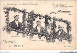 AHKP4-0284 - REGION - CENTRE VAL DE LOIRE - Les Chansons De Jean RAMEAU Illustrées - Souvenir Du Berry - Centre-Val De Loire