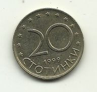 1999 - Bulgaria 20 Stotinki ---- - Bulgarien