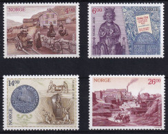 MiNr. 1313 - 1316 Norwegen 1999, 11. Juni. Jahrtausendwende (I): Geschichtlicher Rückblick - Postfrisch/**/MNH - Neufs