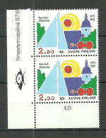 FINNLAND Finland 1993 Michel 1210 As Pair MNH Tourism Sheet Corner - Ungebraucht