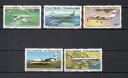 POLYNESIE  PA  N°  148 à 152   NEUFS SANS CHARNIERE COTE  14.00€    AVION - Neufs