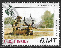 Mocambique – 1981 Hunting Exhibition 6, Mt Mint Stamp - Mosambik