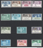 1971 ANTARTICO BRITANNICO - BRITISH ANTARCTIC - Serie Ordinaria, Yv 25/38 MNH** - Other & Unclassified