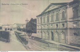 S475 Cartolina Umbertide Nosocomio E Ricovero 1921  Piega Provincia Di Perugia - Cagliari