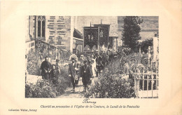 27-BERNAY- CHARITE EN PROCESSION A L'EGLUSE DE LA COUTURE LE LUNDI DE PENTECÔTE - Bernay