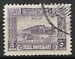 TURQUIE    -    TAXE   - 1926.   Y&T N° 68 Oblitéré.  Train - Portomarken