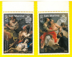 SAN MARINO 2020 250° Anniversary GIAMBATTISTA TIEPOLO Pittore - New Set 2 Val. - Unused Stamps