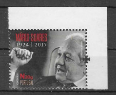 Portugal  2017 , Mário Soares 1924/2017 - Postfrisch / MNH / (**) - Neufs